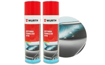 WURTH Активная пена для мытья окон, зеркал, стекол, набор из 2 шт.