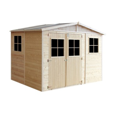 Domek Ogrodowy + Podłoga 6 m² - 303 x 199 - 6 m² - Timbela M334+M334G