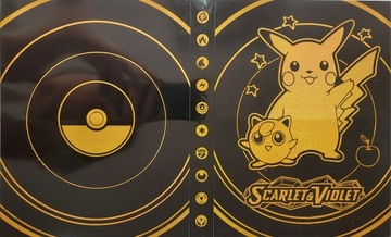 Черный голографический альбом с Пикачу на 240 карточек с покемонами + 10 блесток в подарок в подарок