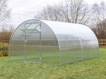 Теплица Эксперт Туннель 25х20 3х6м с поликарбонатом 6мм