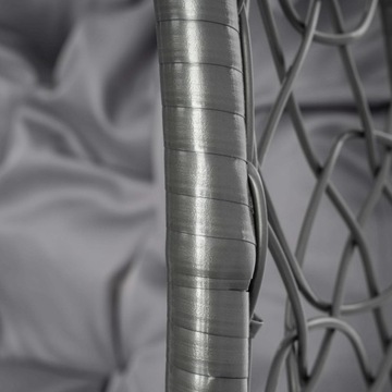 2-местное садовое кресло-кокон, серый HC-008