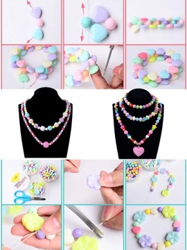 БУСИНЫ ДЛЯ ИЗГОТОВЛЕНИЯ БРАСЛЕТОВ КРЕАТИВНЫЙ НАБОР ИЗ 800 БУСИН