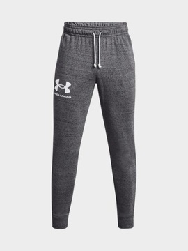 Under Armour spodnie dresowe męskie Rival Fleece Joggers szary rozmiar XXL