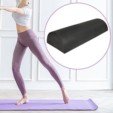 Półokrągła kolumna do jogi Trwały wałek z pianki do ćwiczeń fitness 60 cm x 7,5 cm