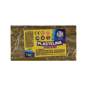 Plastelina 1kg oliwkowa Astra