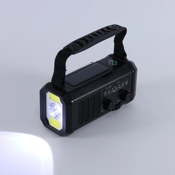 АВАРИЙНОЕ РАДИО 10000 мАч СОЛНЕЧНАЯ ПОГОДА AM FM SOS С USB-ЗАРЯДКОЙ КОМПАС