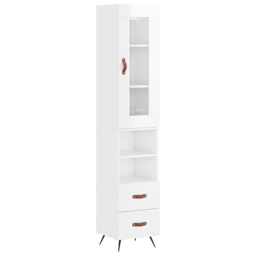 VidaXL biały 34 x 34,5 x 180 cm