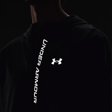 MĘSKA KURTKA BIEGOWA UNDER ARMOUR WIATRÓWKA Z KAPTUREM STORM XL