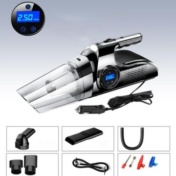 Автомобильный пылесос. Накачивающее устройство с шиной.