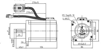 Легкий серводвигатель CS-M23480