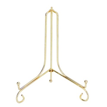 Stojak na zegar metalowy okrągły porcelanowy