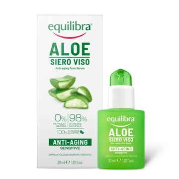 EQUILIBRA ALOE Serum do twarzy przeciwzmarszczkowe z hialuronem 30ml