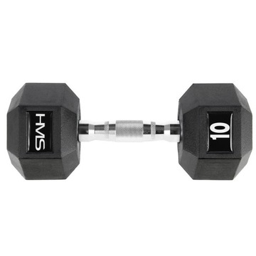 Hantla stalowa gumowana Hex Pro 10 kg