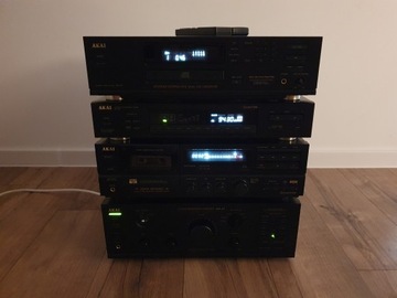 Комплект AKAI Stereo AM-47 + GX-R35 + CD-57 + AT-56 - ДЕЛО!