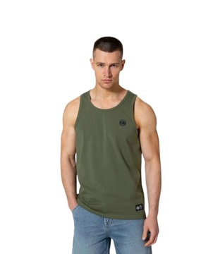 PITBULL TANK TOP SMALL LOGO OLIWKOWY M