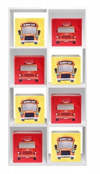 ПОЛКА НАПОЛЬНАЯ ПОЛКА ДЛЯ КНИГ БЕЛЫЕ ТАРЕЛКИ 4x2