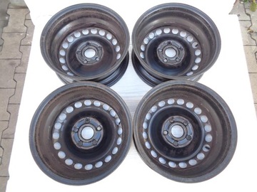 4× DISK OCELOVÝ VOLKSWAGEN OE 3B0601027D 6.0" X 15" 5X112 ET 37