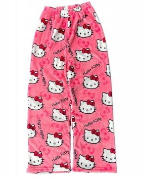 SPODNIE OD PIŻAMY HELLO KITTY MIĘKKIE I WYGODNE