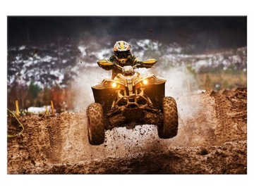 Obraz Sport Adrenalina na quadzie 120x80 quad