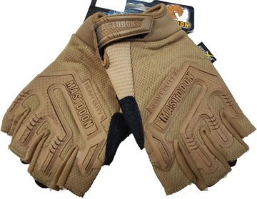 RĘKAWICE TAKTYCZNE BEZ PALCÓW TACTICAL MASTODON M