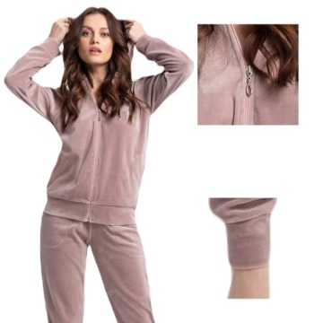 Dres damski LUNA kod 309 welur mocca XXL