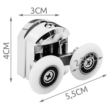 РОЛИКИ ДЛЯ ДУШЕВОЙ КАБИНЫ КОЛЕСА НАБОР РОЛИКОВ РОЛИКОВЫ ДЛЯ ДУШЕВОЙ КАБИНЫ