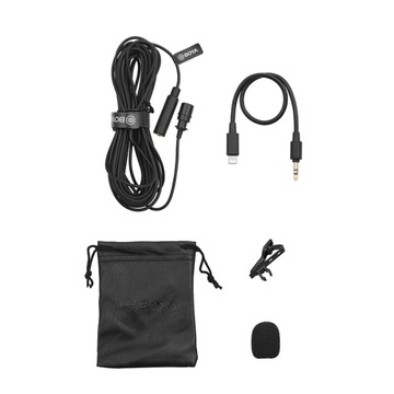 Boya BY-M2 — петличный микрофон для iPhone/iPad с разъемом Lightning