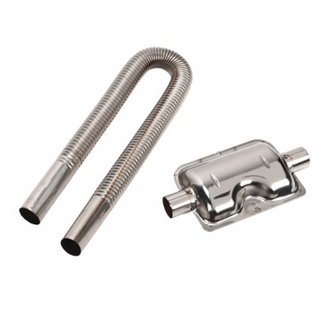 Выхлопная труба стояночного отопителя с глушителем