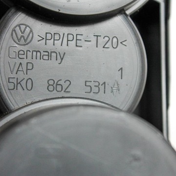 DRŽÁK NA HRNEK VW GOLF VI (5K1) 5K0862531A 1.4L GASOLINE 90KW 2010