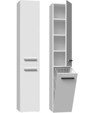 ПОЛКА ДЛЯ ВАННОЙ ПОЛКИ КОРЗИНА БЕЛАЯ МАТОВАЯ