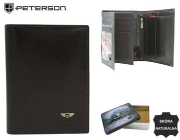 Portfel męski skórzany PTN 22311-VT BLACK