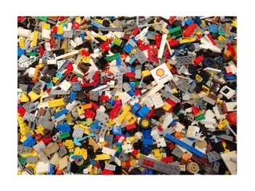 LEGO MIX City sporo Drobnych NA WAGĘ 1 kg 1kg