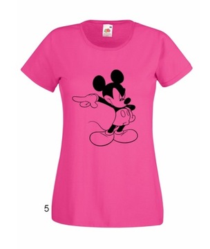 KOSZULKI KOLOROWE WZORY MYSZKA MIKI MICKEY MOUSE