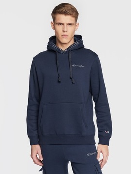 Champion Bluza Embroidered Small Logo 217869 Granatowy Regular Fit
