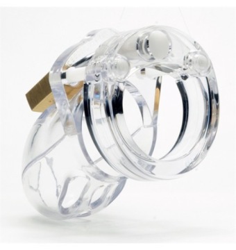 Поликарбонатный пояс целомудрия CB-X Mr Stubb Chastity Cage Clear