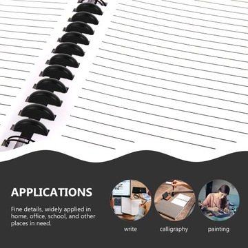 Plastic Binder Buckles Clips Mini Notebook Discs
