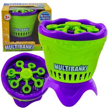 APARAT do Robienia Baniek Mydlanych+płyn MULTIBAŃK