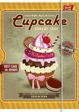 Teczka z gumką A4 Cupcake Unipap