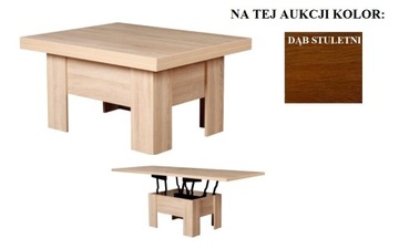 ŁAWOSTÓŁ ŁAWA STÓŁ ERYK Dąb stuletni 100 200 Loft