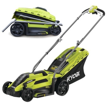 ЭЛЕКТРИЧЕСКАЯ КОСИЛКА RYOBI 33 см С МАСЛОМ ДЛЯ ТРАВЫ 35 л RYOBI RLM13E33S 1300 Вт