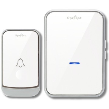 БЕСПРОВОДНОЙ ЗВОНОК ДЛЯ ВОРОТ, НА БАТАРЕЯХ, Водонепроницаемый, 2 ПРИЕМНИКА