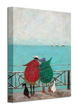 Sam Toft Musztardowie na Molo Obraz 30x40 cm Prezent na dzień Matki