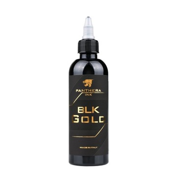 PANTHERA | BLACK GOLD | 150ml | Farba do tatuowania | Tusz | Czarna | REACH