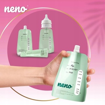 Neno Пакеты для заморозки и хранения продуктов + адаптер 20 шт.