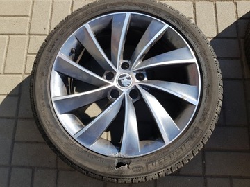 FELGA 5X112 SKODA SUPERB 3 III 3V 3V0 3V0601025AL 8JX18H2 ET44 R18 R 18