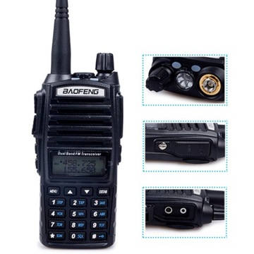 Baofeng UV-82 HTQ ЖЕСТКИЙ РАДИОТЕЛЕФОН РАЦИЯ СКАНЕР FM-радио