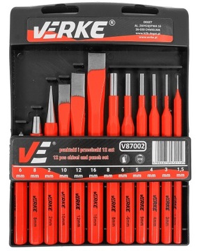 VERKE V87002 НАБОР НАСАДОК/РЕЗ 12 ЭЛЕМЕНТОВ.