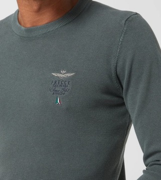 AERONAUTICA SWETER MĘSKI 222MA1394L463 57465 ROZ M