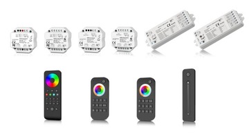 Пульт дистанционного управления для монохромных светодиодов с регулируемой яркостью, 1 зона, RF, 2,4 ГГц, серия SD