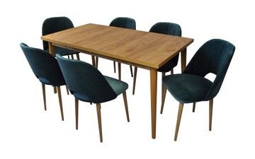 Stół INDUSTRIALNY + 4 krzesła STÓŁ ROZKŁADANY LOFT